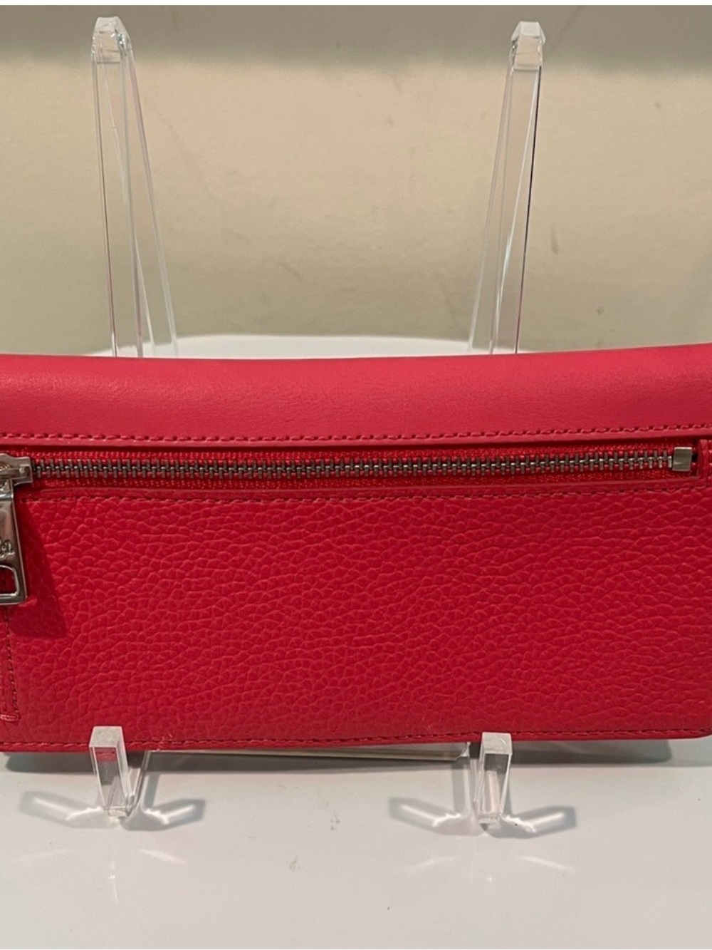 Lauren Ralph Lauren Hot Pink Leather Continental Wallet EUC - Picture 8 of 14